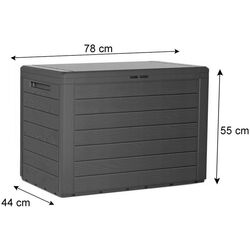 Lada depozitare de gradina Prosperplast Woodebox MBWL190-440U (Dark Brown) Thumb