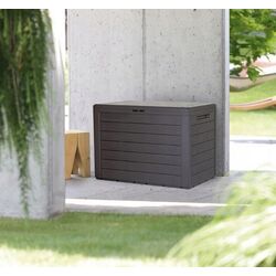 Lada depozitare de gradina Prosperplast Woodebox MBWL280-440U (Dark Brown) Thumb