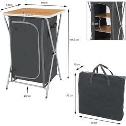 Dulap pliabil Redcliffs 494465 (Grey/Brown) Thumb