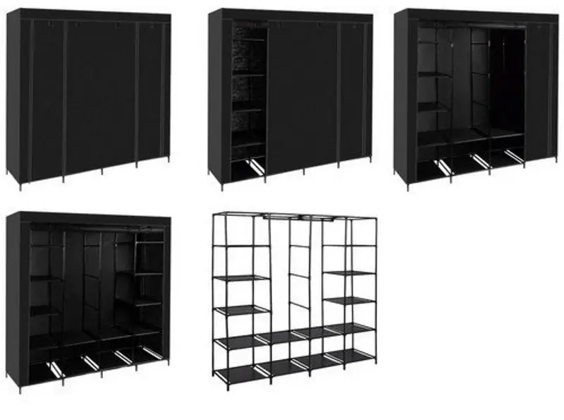 Dulap pliabil Ruhhy 21744 (Black)