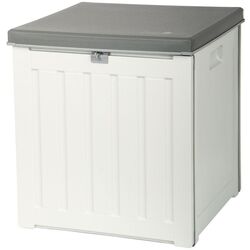 Lada depozitare de gradina Saska Garden 1029610 (White/Gray)