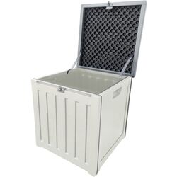 Lada depozitare de gradina Saska Garden 1029610 (White/Gray) Thumb