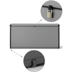 Садовый сундук Spaceo 12101054 (Gray) Thumb