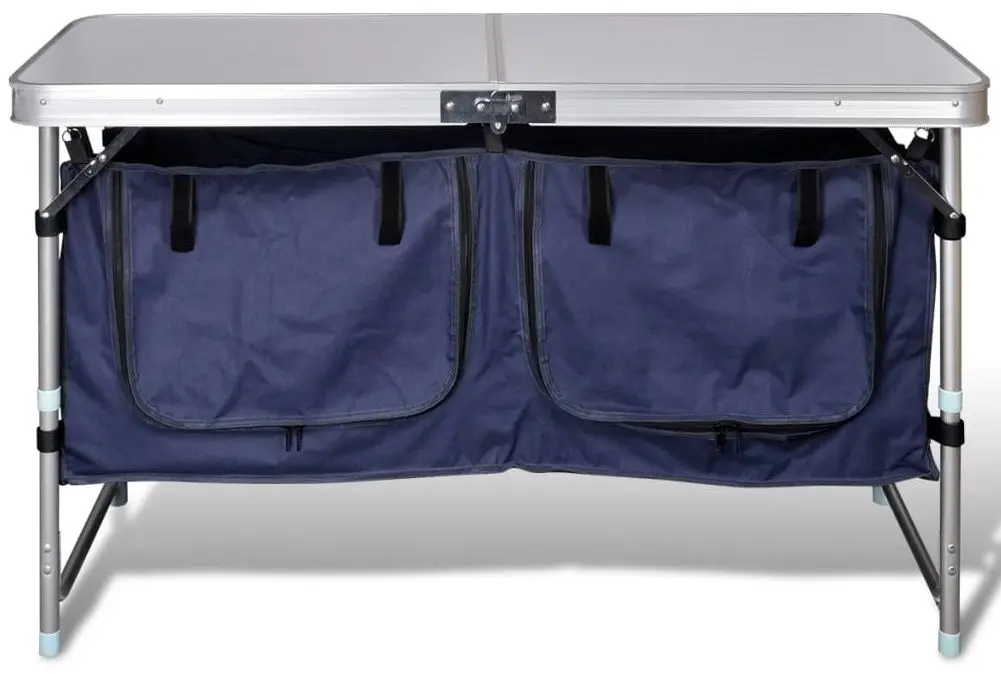 Dulap pliabil VidaXL 41331 (Silver/Dark Blue) - 3