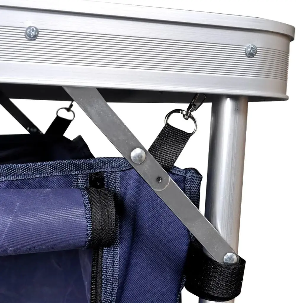 Dulap pliabil VidaXL 41331 (Silver/Dark Blue) - 4