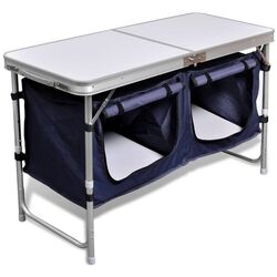 Dulap pliabil VidaXL 41331 (Silver/Dark Blue) Thumb