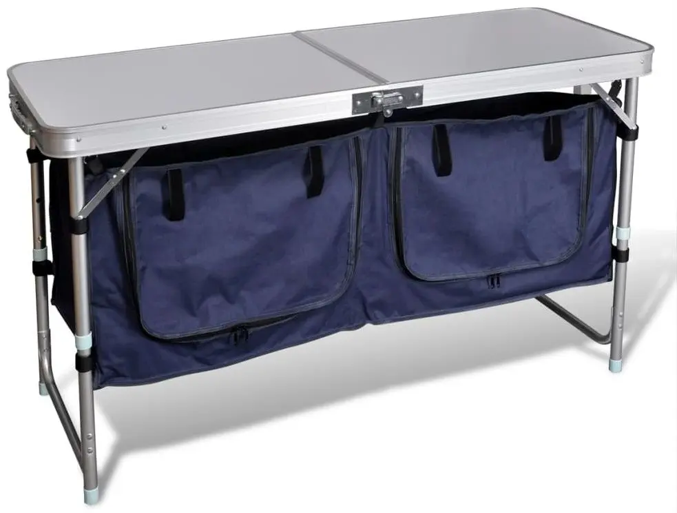 Dulap pliabil VidaXL 41331 (Silver/Dark Blue) - 6