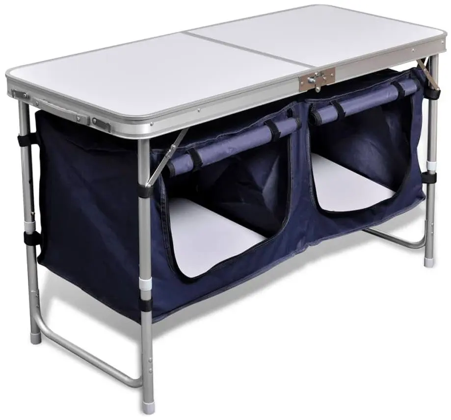 Dulap pliabil VidaXL 41331 (Silver/Dark Blue) - 2