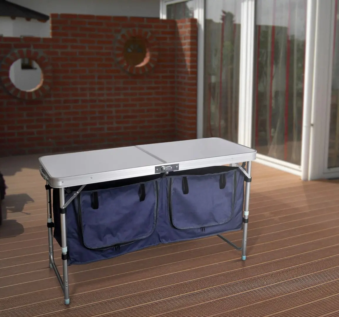 Dulap pliabil VidaXL 41331 (Silver/Dark Blue)