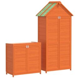 Set dulap + tumba VidaXL 172249 (Light Brown) Thumb