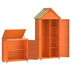 Set dulap + tumba VidaXL 172249 (Light Brown) Thumb