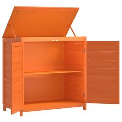Set dulap + tumba VidaXL 172249 (Light Brown) Thumb