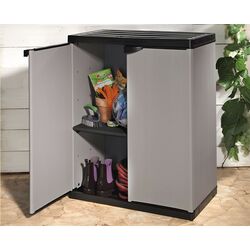 Садовый шкаф VidaXL 340987 (Grey/Black) Thumb