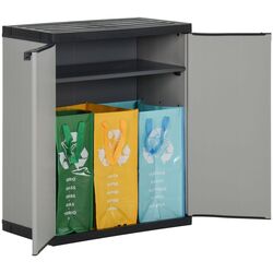 Садовый шкаф VidaXL 340987 (Grey/Black) Thumb