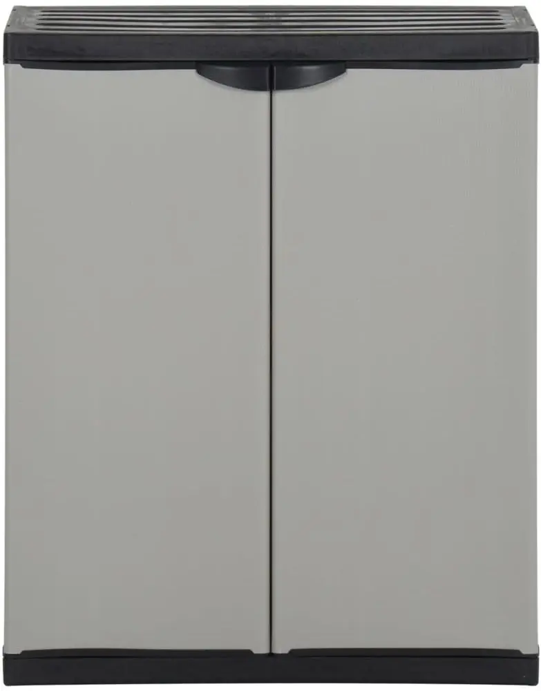 Садовый шкаф VidaXL 340987 (Grey/Black)