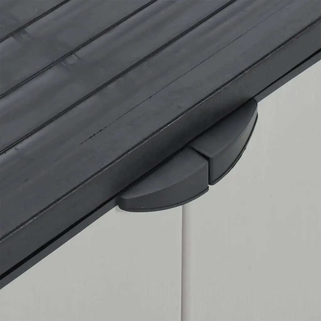 Садовый шкаф VidaXL 340987 (Grey/Black)