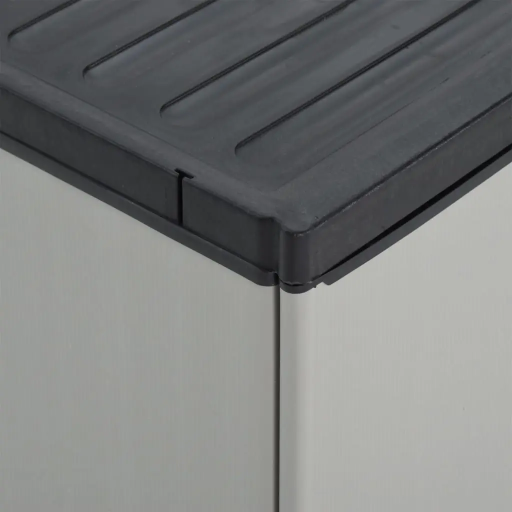 Садовый шкаф VidaXL 340987 (Grey/Black)