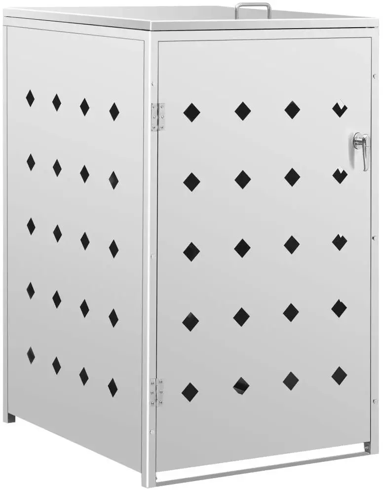 Dulap pentru container de gunoi VidaXL 145379 (Silver)