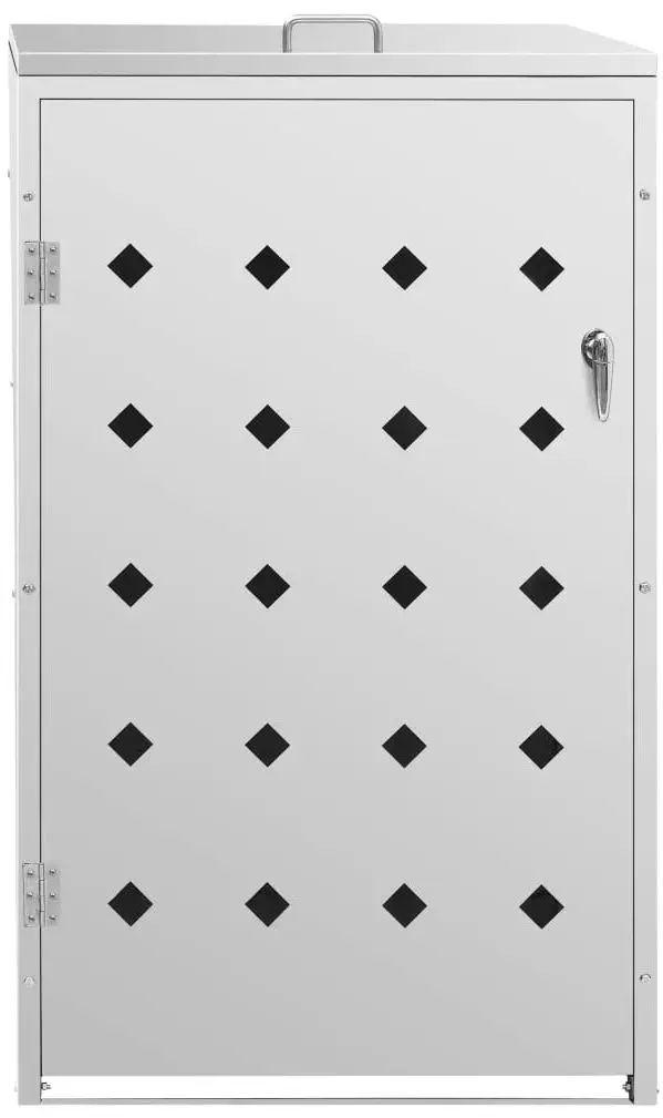 Dulap pentru container de gunoi VidaXL 145379 (Silver)