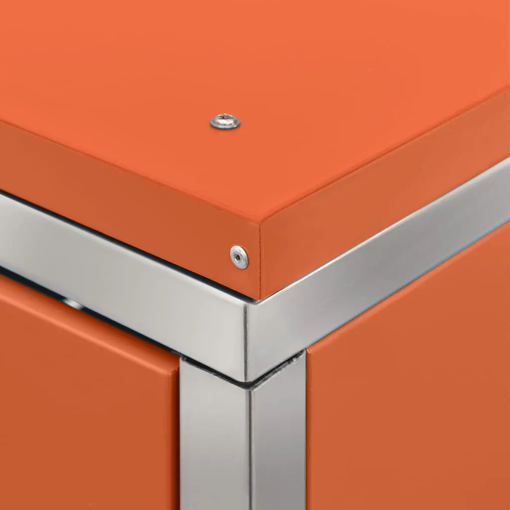 Dulap pentru pubela VidaXL 149562 (Orange) - 9