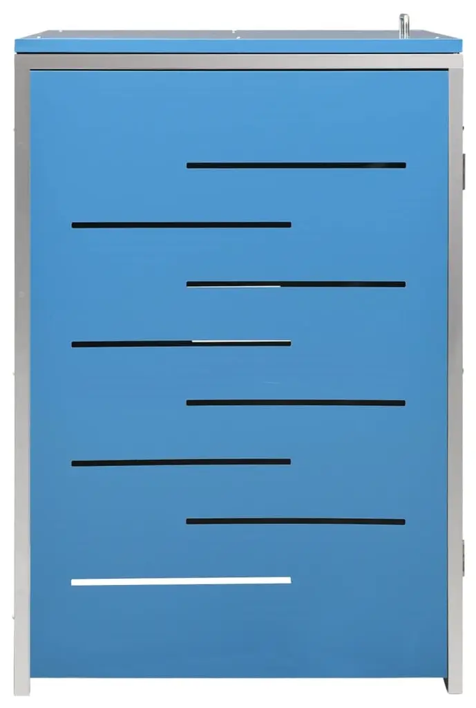 Шкаф для мусорного контейнера VidaXL 149566 (Blue) - 4