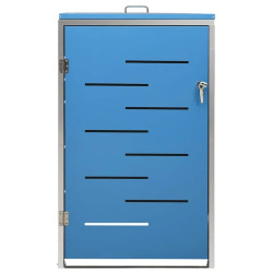 Шкаф для мусорного контейнера VidaXL 149566 (Blue) Thumb