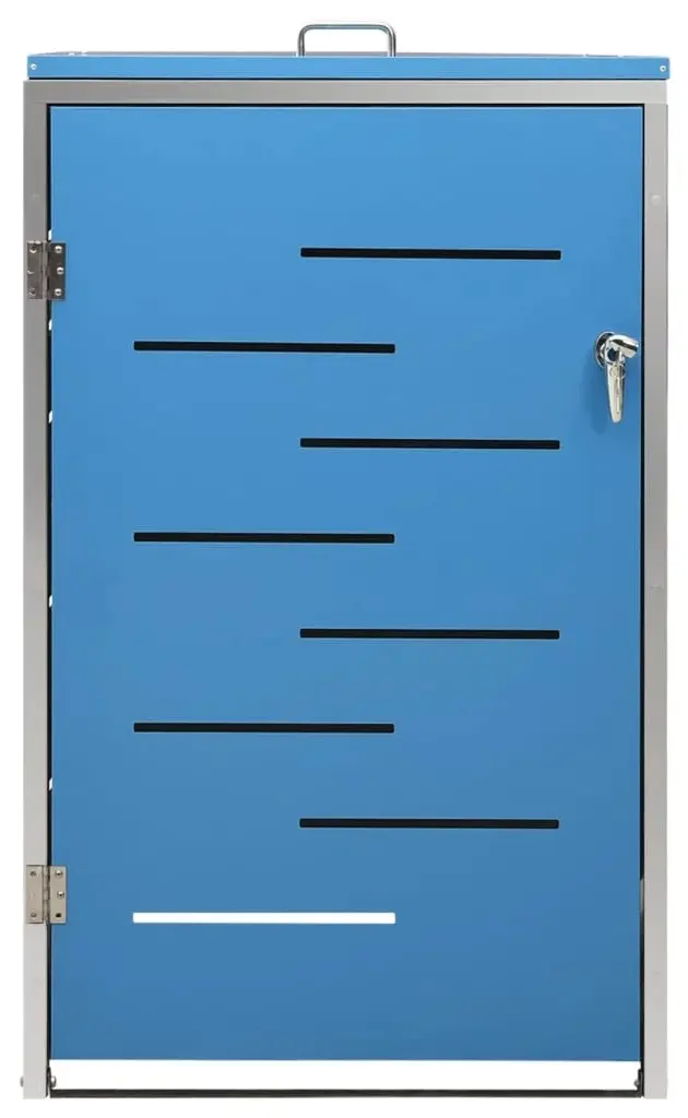 Шкаф для мусорного контейнера VidaXL 149566 (Blue) - 6