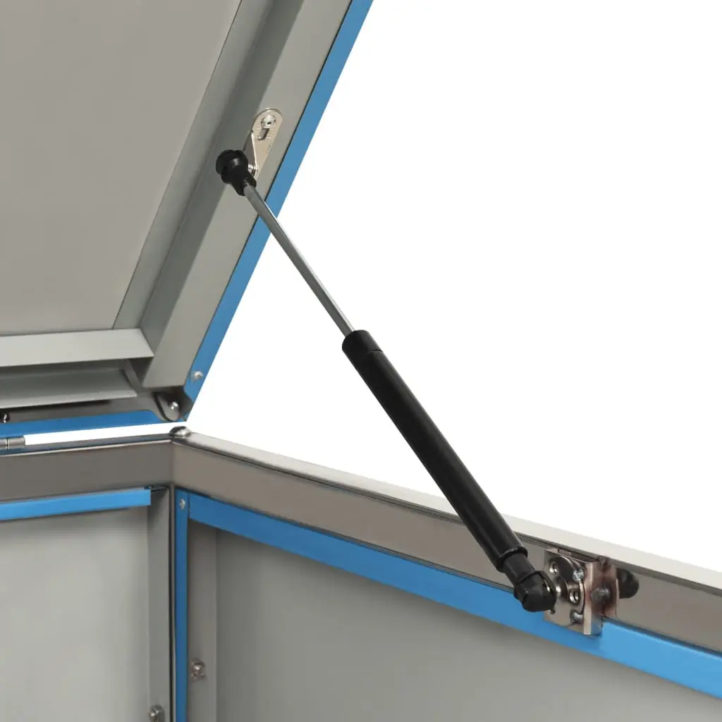 Шкаф для мусорного контейнера VidaXL 149566 (Blue) - 8