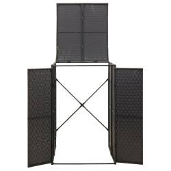 Шкаф для мусорного контейнера VidaXL 319860 (Black) Thumb