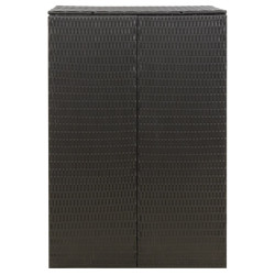 Шкаф для мусорного контейнера VidaXL 319860 (Black) Thumb