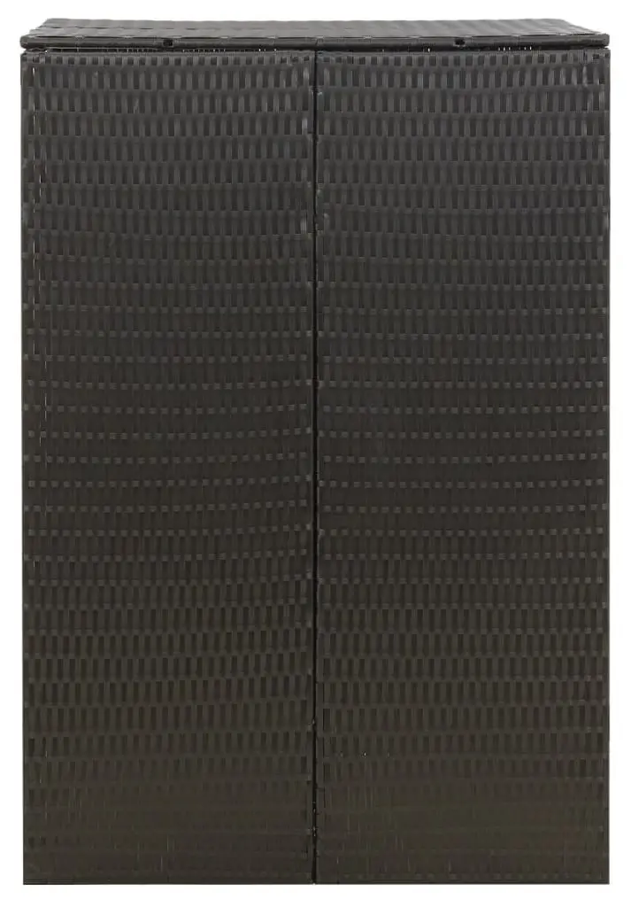 Шкаф для мусорного контейнера VidaXL 319860 (Black) - 4