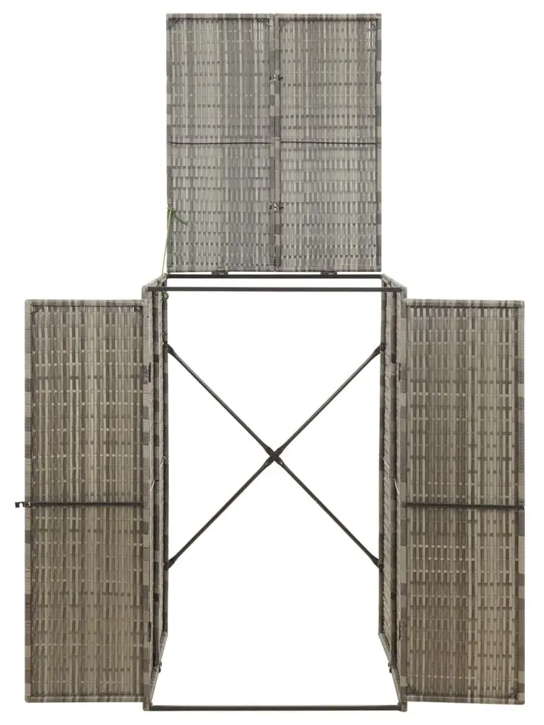 Шкаф для мусорного контейнера VidaXL 319864 (Grey)