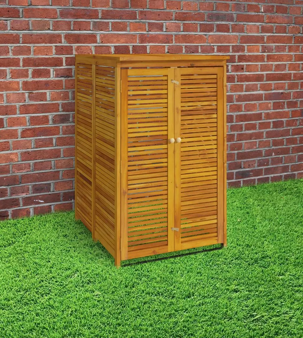 Шкаф для мусорного контейнера VidaXL 360027 (Brown)