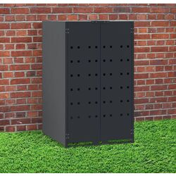 Шкаф для мусорного контейнера VidaXL 4008426 (Anthracite)