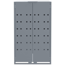 Шкаф для мусорного контейнера VidaXL 4008428 (Grey) Thumb