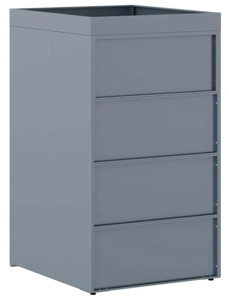 Шкаф для мусорного контейнера VidaXL 42018679 (Light Grey) - 6