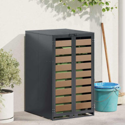 Dulap pentru pubela VidaXL 42018681 (Anthracite/Natural)