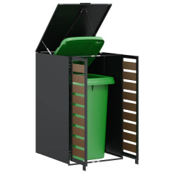 Dulap pentru pubela VidaXL 42018681 (Anthracite/Natural) Thumb