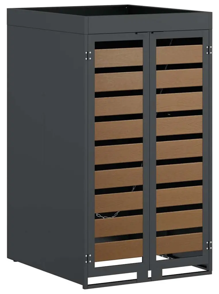 Шкаф для мусорного контейнера VidaXL 42018683 (Anthracite) - 2
