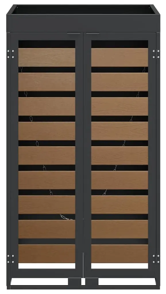 Шкаф для мусорного контейнера VidaXL 42018683 (Anthracite) - 4