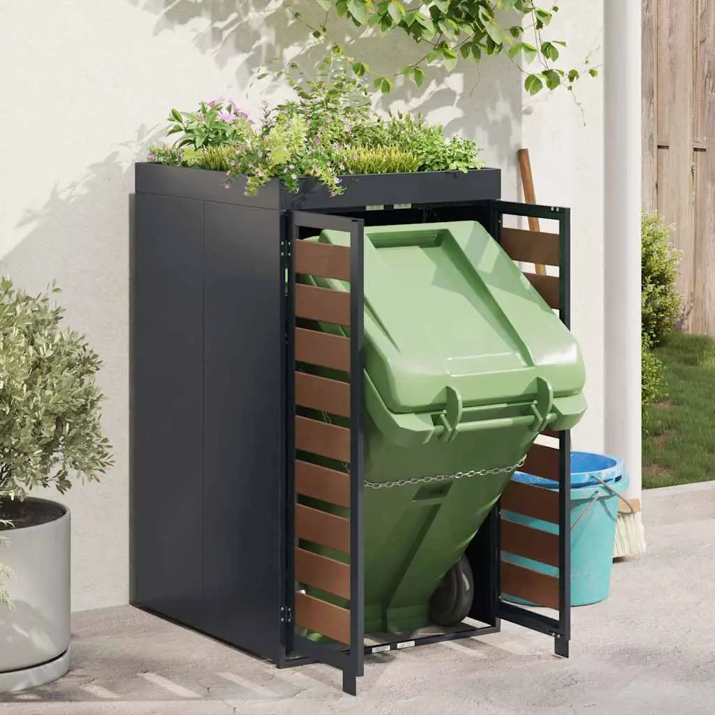 Шкаф для мусорного контейнера VidaXL 42018683 (Anthracite)