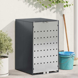 Dulap pentru pubela VidaXL 42018685 (Anthracite/Silver)