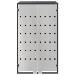 Шкаф для мусорного контейнера VidaXL 42018685 (Anthracite/Silver) Thumb