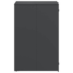 Шкаф для мусорного контейнера VidaXL 42018685 (Anthracite/Silver) Thumb