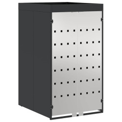 Dulap pentru pubela VidaXL 42018687 (Anthracite/Silver) Thumb
