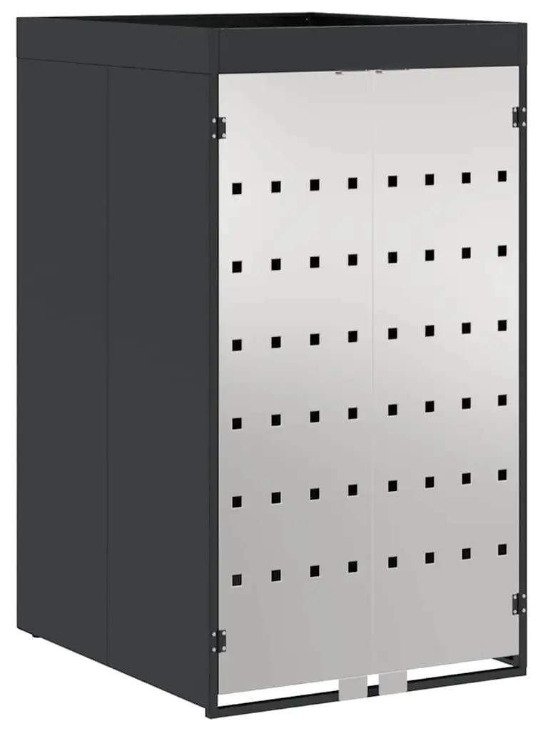Dulap pentru pubela VidaXL 42018687 (Anthracite/Silver) - 2