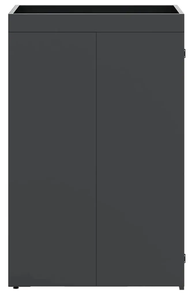 Dulap pentru pubela VidaXL 42018687 (Anthracite/Silver) - 6