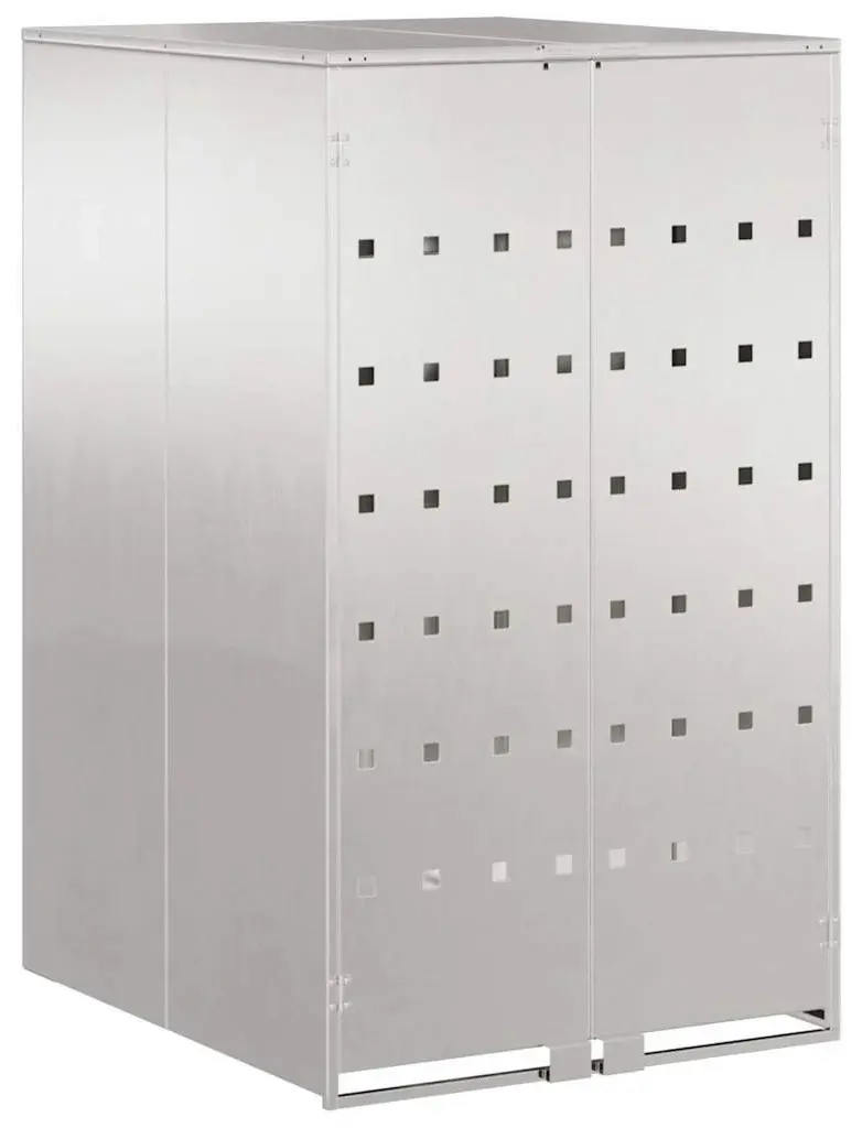 Шкаф для мусорного контейнера VidaXL 42018689 (Silver)