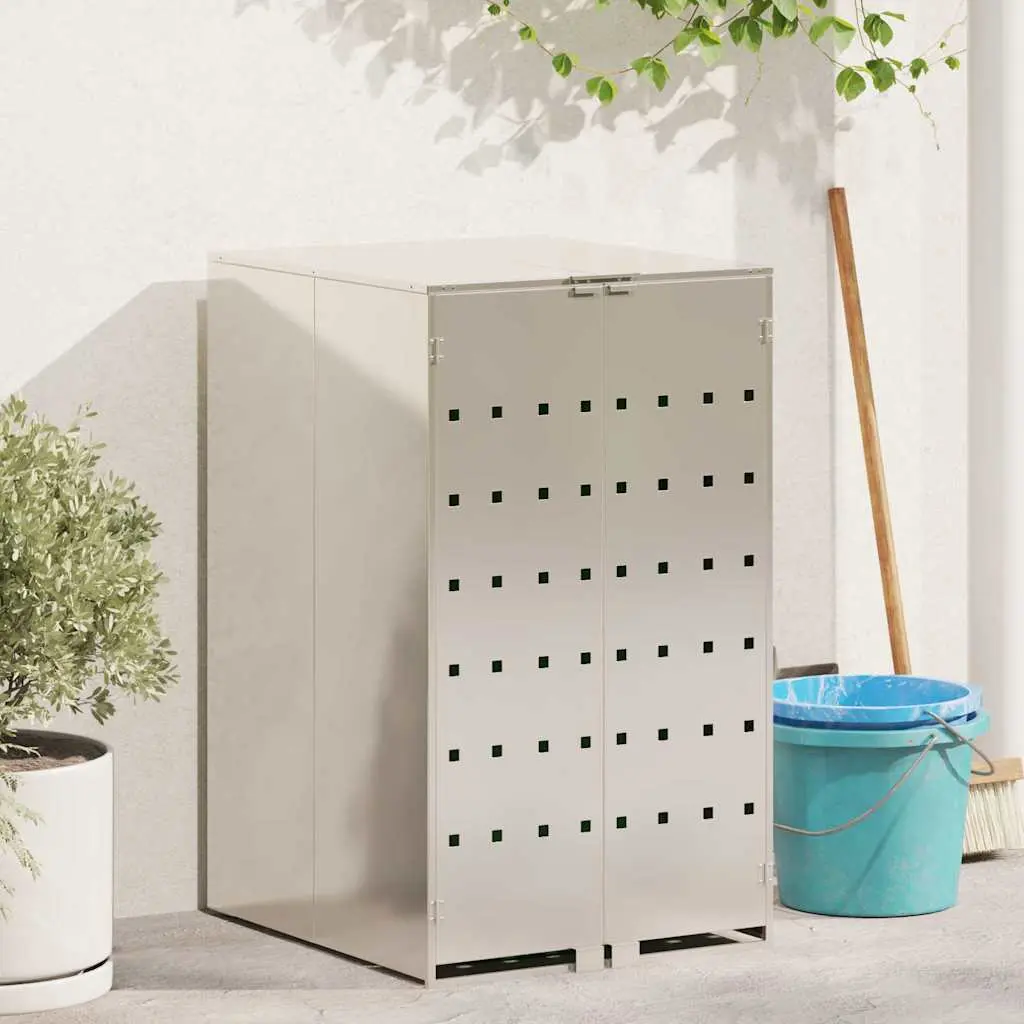 Шкаф для мусорного контейнера VidaXL 42018689 (Silver)