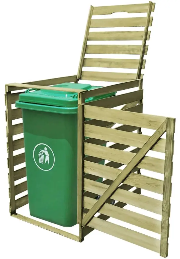 Шкаф для мусорного контейнера VidaXL 42269 (Natural) - 3